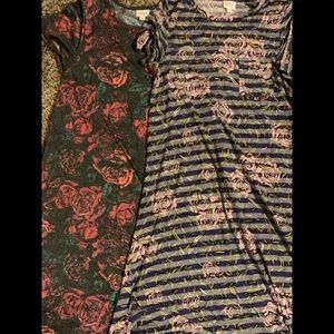 2 size medium lularoe Carly dresses